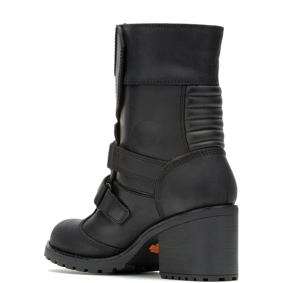 Harley-Davidson Women's Black Leather Boots - Picture 6 of 9
